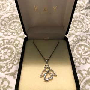 Open Hearts Collections Angel Necklace